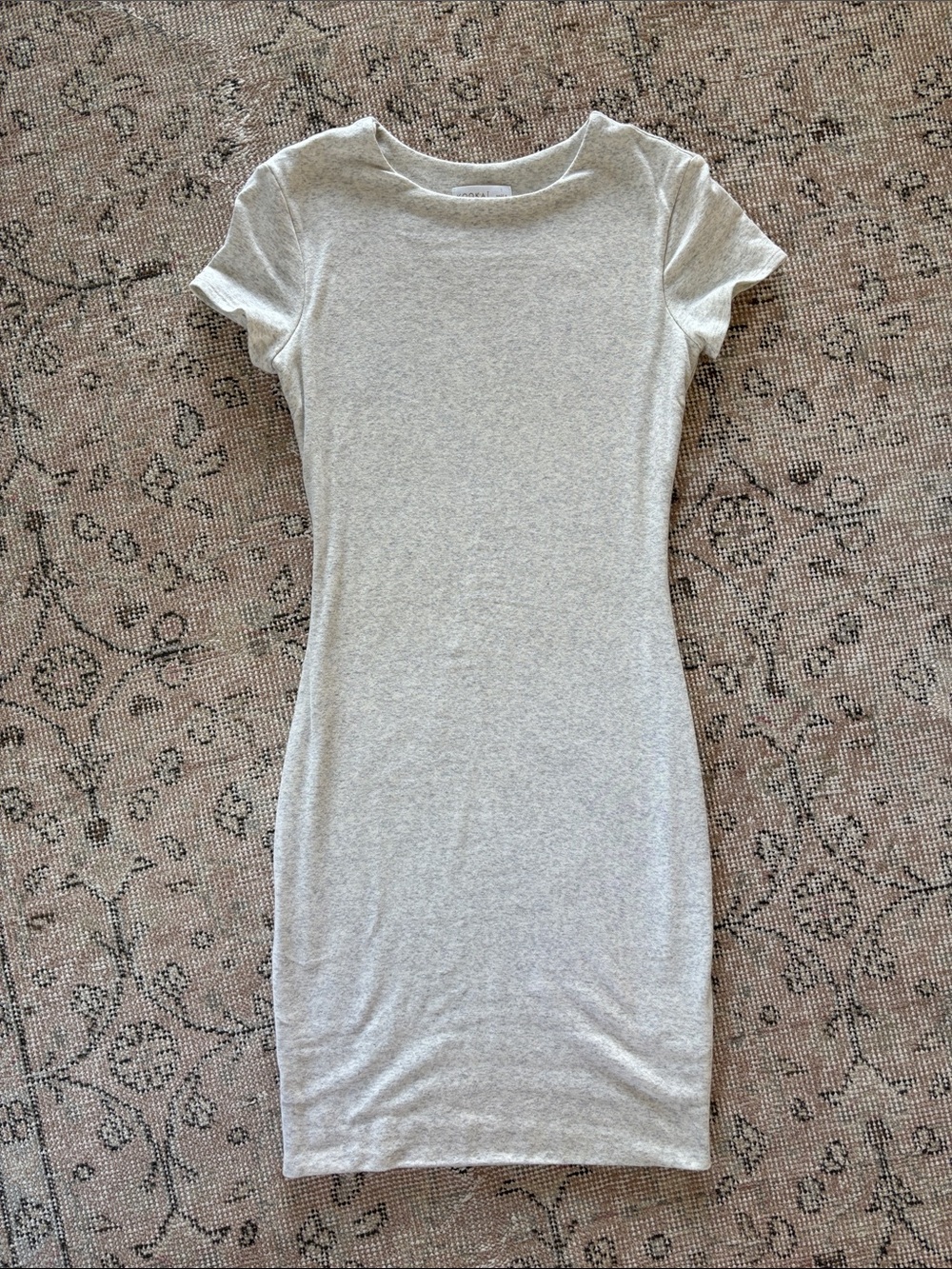 KOOKAI bodycon dress cotton XS 1 light heathered grey